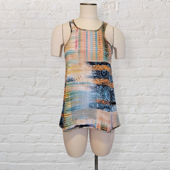 gimmicks BKE Top Lace Beading Sleeveless S - Picture 2 of 11